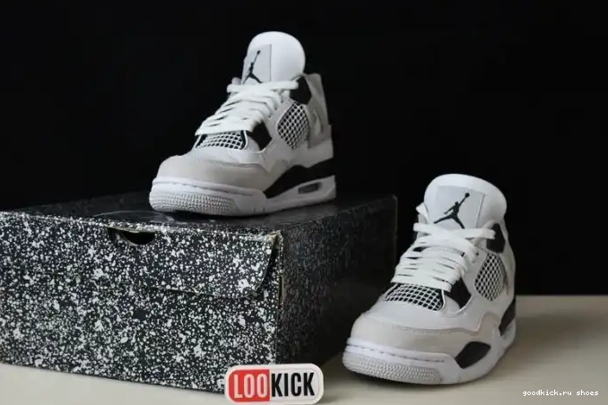 Rep DH6927-111 Military Jordan 4 Black Retro 0430